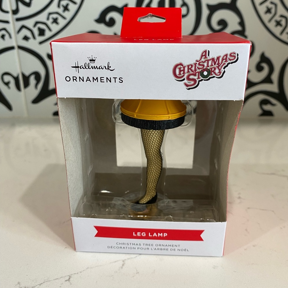 New Hallmark A Christmas Story Leg Lamp Christmas Tree Ornament